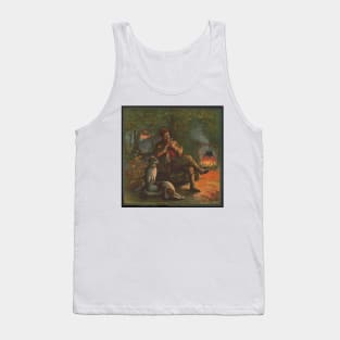 An evening out with my dogfriends. Tank Top